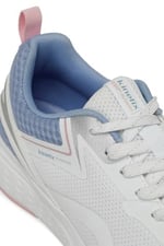 KİNETİX Kadın Beyaz Gri Runnıng Fileli Sneaker Spor Yürüyüş Ayakkabısı
