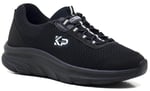 King Paolo F5121 ARCH FIT KRAKERS - SİYAH - KADIN AYAKKABI