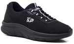 King Paolo F5121 ARCH FIT KRAKERS - SİYAH - KADIN AYAKKABI