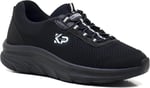 King Paolo F5121 ARCH FIT KRAKERS - SİYAH - KADIN AYAKKABI