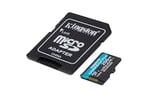 Kingston 256GB Canvas Go Plus microSD Card | Up to 200MB/s | Class 10, UHS-I, U3, V30, A2 | SDCG4/256GB - Seçenekler: Up to 200MB/s read, Card only