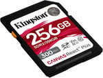 Kingston 256GB SDXC REACT PLUS UHS-II 300R/260W U3 V90 FULL HD/4K/8K