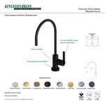 Kingston Brass KS8191CTL Continental Tek Saplı Su Filtrasyon Bataryası, Cilalı Krom, 12,7 cm