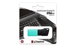 Kingston DataTraveler Exodia M DTXM/256 GB USB 3.2 Gen 1 - Çeşitli Renklerde Hareketli Kapak, Siyah - Seçenekler: 256 GB, 2x64GB, 64gb