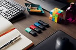 Kingston DataTraveler Exodia M DTXM/256 GB USB 3.2 Gen 1 - Çeşitli Renklerde Hareketli Kapak, Siyah - Seçenekler: 256 GB, 2x64GB, 64gb