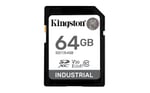 Kingston Endüstriyel SD Kart, 100MB/s'ye kadar, Yüksek Dayanıklılık, UHS-I U3 V30 A1, (SDIT/64GB) - Seçenekler: 32GB, 64GB, 8GB, 16GB