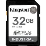Kingston Endüstriyel SD Kart, 100MB/s'ye kadar, Yüksek Dayanıklılık, UHS-I U3 V30 A1, (SDIT/32GB) - Seçenekler: 32GB, 64GB, 8GB, 16GB