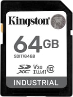 Kingston Endüstriyel SD Kart, 100MB/s'ye kadar, Yüksek Dayanıklılık, UHS-I U3 V30 A1, (SDIT/32GB) - Seçenekler: 32GB, 64GB, 8GB, 16GB