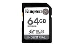 Kingston Endüstriyel SD Kart, 100MB/s'ye kadar, Yüksek Dayanıklılık, UHS-I U3 V30 A1, (SDIT/64GB) - Seçenekler: 32GB, 64GB, 8GB, 16GB