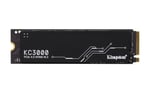 Kingston KC3000 PCIe 4.0 NVMe M.2 SSD - Masaüstü ve dizüstü bilgisayarlar için yüksek performanslı bellek -SKC3000S/1024G Siyah 1024GB - Seçenekler: 1024GB, 2048GB, 4096GB