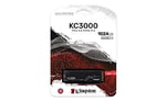 Kingston KC3000 PCIe 4.0 NVMe M.2 SSD - Masaüstü ve dizüstü bilgisayarlar için yüksek performanslı bellek -SKC3000S/1024G Siyah 1024GB - Seçenekler: 1024GB, 2048GB, 4096GB