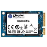 Kingston KC600 mSATA 256 GB SSD, SKC600MS/256G, 550MB/s - 500MB/s Okuma - Yazma