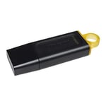 Kingston Kingston DataTraveler Exodia 128GB USB Flash Bellek USB3.2 Gen1 (Black + Yellow) DTX/128GB