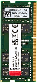 Kingston ValueRAM 16GB 3200MHz DDR4 NonECC CL22 SODIMM 1.2V KVR32S22D8/16 Dizüstü Bilgisayar Belleği - Seçenekler: 2GB 1.5V, 4GB, 4GB 1.5V, 8GB, 8GB 1Rx8, 8GB 1Rx16, 8GB 1.5V...