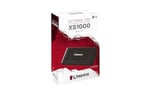 Kingston XS1000 2TB USB 3.2 Gen 2 Type-C USB-A Adaptörlü 1000/1050MB/s Taşınabilir Bellek Siyah - SXS1000/2000G