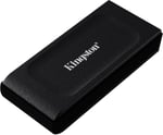 Kingston XS1000 2TB USB 3.2 Gen 2 Type-C USB-A Adaptörlü 1000/1050MB/s Taşınabilir Bellek Siyah - SXS1000/2000G