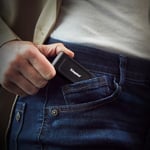 Kingston XS1000 2TB USB 3.2 Gen 2 Type-C USB-A Adaptörlü 1000/1050MB/s Taşınabilir Bellek Siyah - SXS1000/2000G