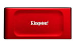 Kingston XS1000 Red 1TB USB 3.2 Gen 2 Type-C USB-A Adaptörlü 1000/1050MB/s Taşınabilir Bellek Kırmızı - SXS1000R/1000G