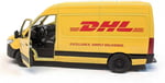 KiNSFUN DHL Mercedes-Benz Sprinter 1:46 Ölçekli 5 inç Döküm Metal Model Oyuncak Kargo Van