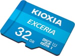 KIOXIA EXCERIA 32GB microSDHC Kart – UHS-I, R100MB/s okuma