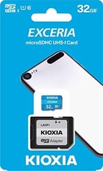KIOXIA EXCERIA 32GB microSDHC Kart – UHS-I, R100MB/s okuma