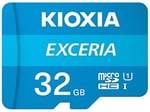 KIOXIA EXCERIA 32GB microSDHC Kart – UHS-I, R100MB/s okuma