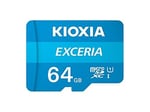 KIOXIA EXCERIA 64GB microSDXC Kart – UHS-I, R100MB/s okuma