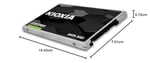KIOXIA EXCERIA 960GB SSD – 2.5” SATA III, 555MB/s Okuma, 540MB/s Yazma