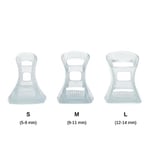 Kır Düğünü Stiletto Çime Batmaz Aparat, Topuklu Ayakkabı Topuk Ucu Koruyucu Şeffaf Silikon Plastik, Topuk Sesi Önleyici, 1 Çift