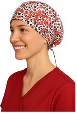 Kırmızı Çiçekli Doktor Hemşire Aşçı Cerrahi Bone Hastane Bone Bandana M202