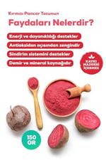Kırmızı Pancar Kökü Tozu 150 gr (Doğal ve Katkısız)