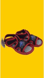 Kırmızı Siyah Gezer 00117 Unisex Çocuk Sandalet-1