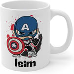 Kişiye Özel Marvel Avengers Marvel Süper Kahramanlar Kupa Bardak Marvel Kupa Bardak (11 Karakter) (Örümcek Adam, Beyaz)