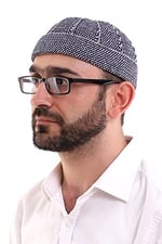 Kışlık Kadife Takke Katlamalı Desenli