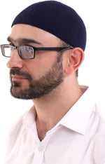 Kışlık Yün Takke - Lacivert