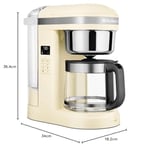 Kitchenaid 5KCM1209 Filtre Kahve Makinesi, 1.7 L, Almond Cream-EAC