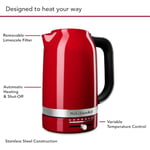 KitchenAid 5KEK1701 1,7 L Isı Ayarlı Su Isıtıcısı Empire Red