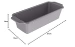 Kitchenaid Baton Ekmek Kalıbı 27,5 x 11 cm - Seçenekler: ekmek pişirme kalıbı, kiş kek kalıbı