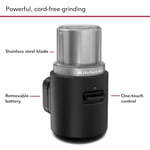 KitchenAid Go 5KBGR111BM Kablosuz Kahve Öğütücü Bataryalı Siyah