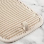 KITCHENAID Kapitone Pamuklu Havlu Kumaş Fırın Eldiveni, Tencere Tutucu, Mutfak Havlusu 4'lü Paket Seti, Isıya Dayanıklı, Silikon Tutucu, Hediye Seti, Milkshake, 40,6 x 66 cm, 17,78 cm x 33 cm & 7