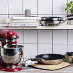 KitchenAid Paslanmaz Çelik Kızartma Tavası, Seramik Kaplama 24 cm - Bedenler: 20 cm, 24 cm, 28 cm