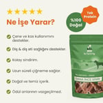 Kito Dana İnce Sinir Çiğnemelik Köpek Ödül Maması %100 Doğal, Glutensiz, Organik 100 gr