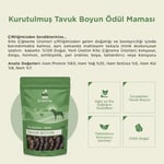 Kito Tavuk Boyun Çiğnemelik Köpek Ödül Maması%100 Doğal, Glutensiz, Organik 100 gr (Dog Treat)
