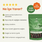 Kito Tavuk Boyun Çiğnemelik Köpek Ödül Maması%100 Doğal, Glutensiz, Organik 100 gr (Dog Treat)