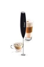 Kiwi KCW-1112 Kablosuz Pilli Süt Köpürtücü ve Kahve Karıştırıcı - Paslanmaz Çelik Uçlu, Ergonomik El Tipi Mini Mikser - Latte, Cappuccino, Frappe ve Sıcak Çikolata İçin Devirli Köpük Yapıcı (Siyah)