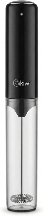 Kiwi KCW-1224 Şarjlı Kablosuz Mini Mikser – Tek Bardaklık Ayran, Kahve ve Yumurta Çırpıcı, Kapaklı Type-C Güçlü Süt Köpürtücü