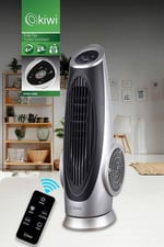 Kiwi KFAN-7690 Kumandali Turbo Fan Vantilatör, Gri