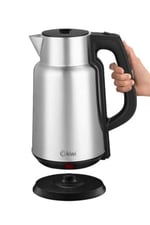 Kiwi KK-3334 Su Isıtıcı | 2.2L Paslanmaz Çelik, 360° Kablosuz, Gizli Rezistans