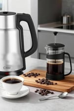 Kiwi KK-3334 Su Isıtıcı | 2.2L Paslanmaz Çelik, 360° Kablosuz, Gizli Rezistans