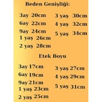 Kız Bebek ve Çocuk Müslin Kumaş Bandanalı Üçlü Elbise